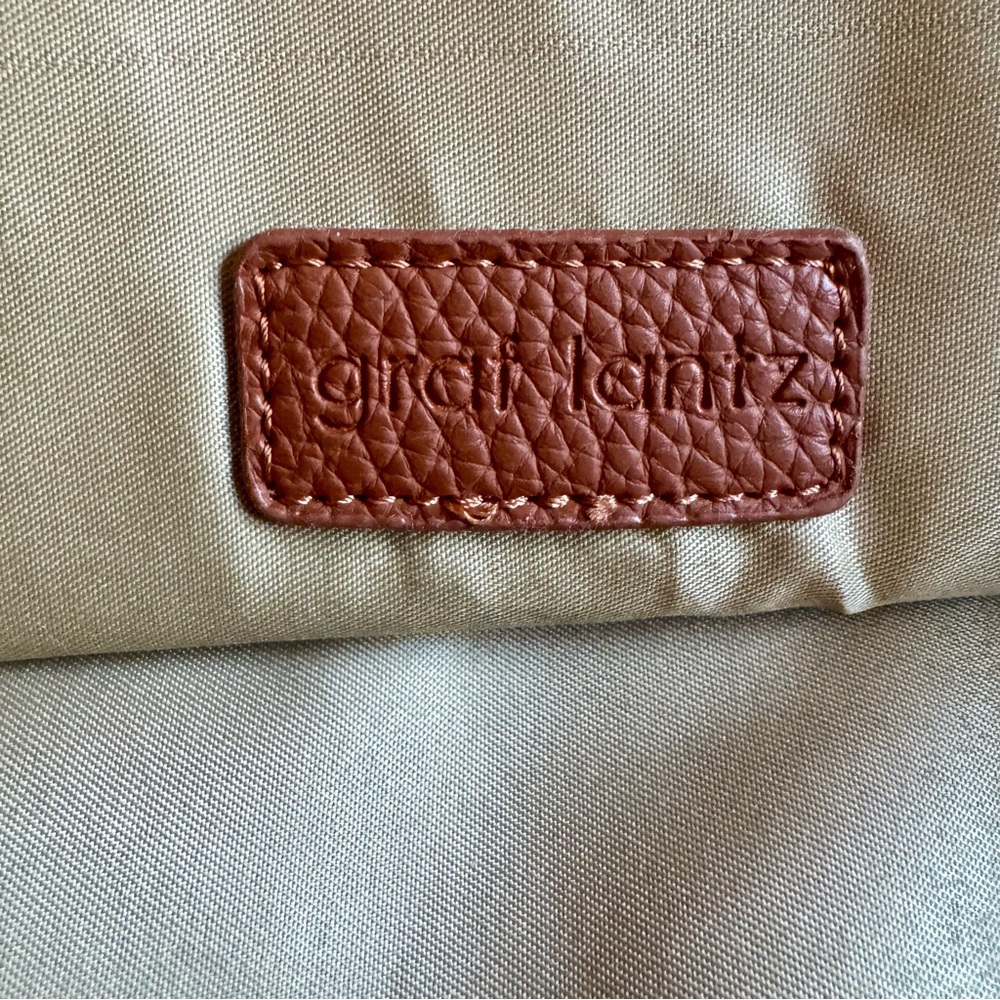 NWT GRAF GANTZ Tan and Cream Tote Bag - Picture 8 of 12